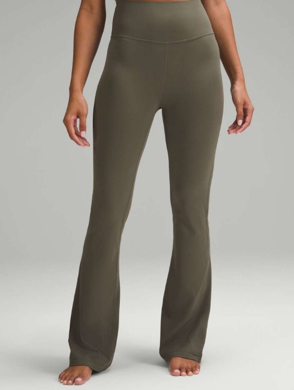 Lululemon Groove Super-High-Rise Flared Pant Nulu 10 - Picture 2 of 7